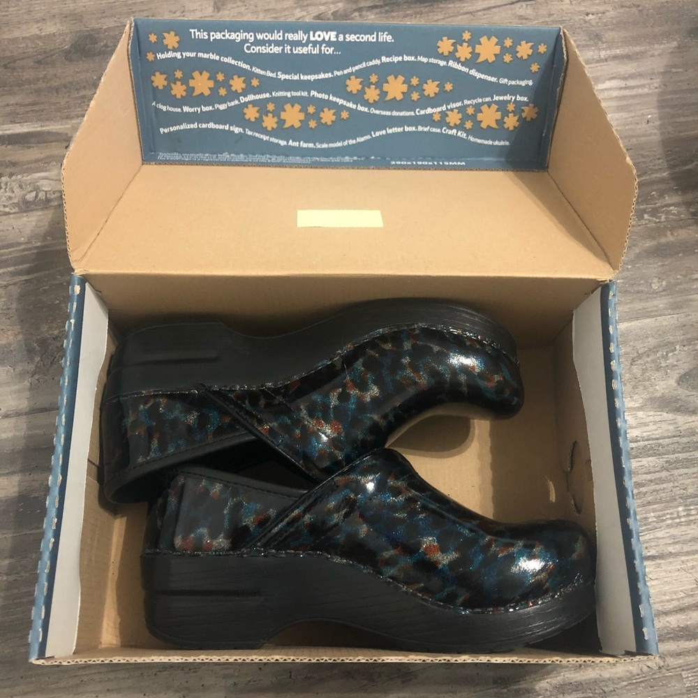 Dansko Multi Metallic Cheeta
